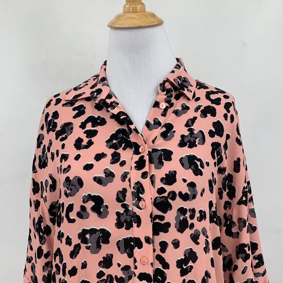 Maeve Tunic Womens XS Extra Small Rita Button Front High Low Top Anthropologie - Picture 4 of 14